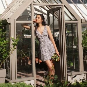 Reformation Rilynn Dress Bombay - Size 8